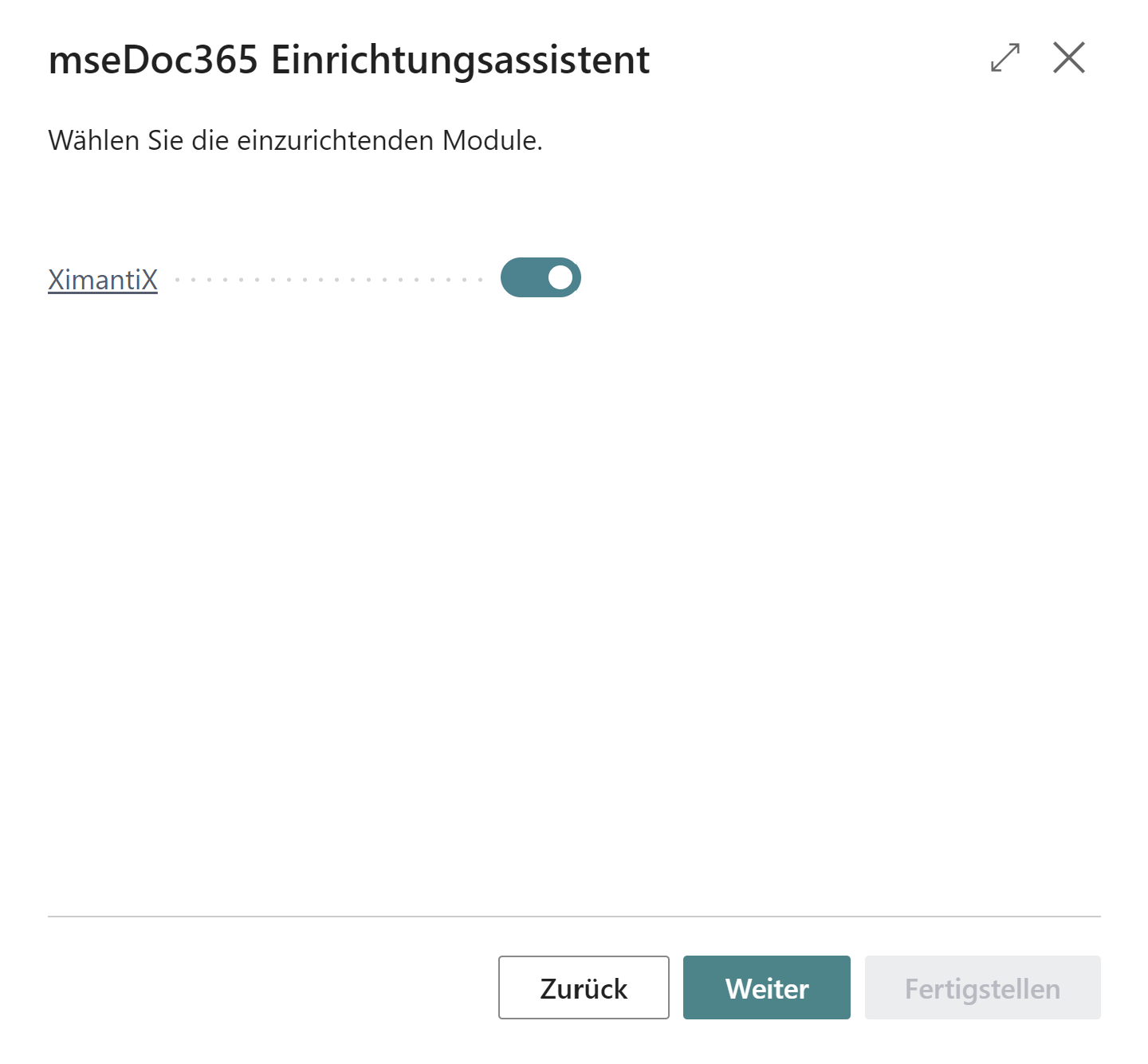 mseDoc365 Unterstützte Einrichtung