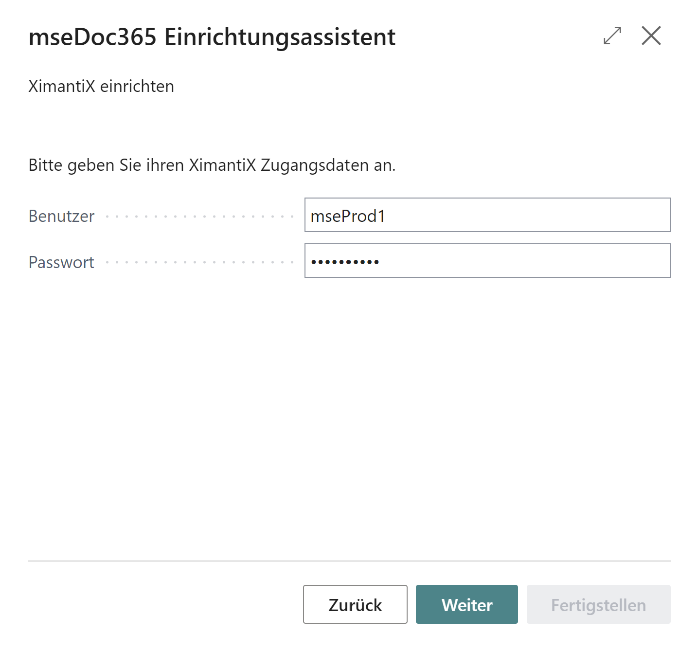 mseDoc365 Unterstützte Einrichtung