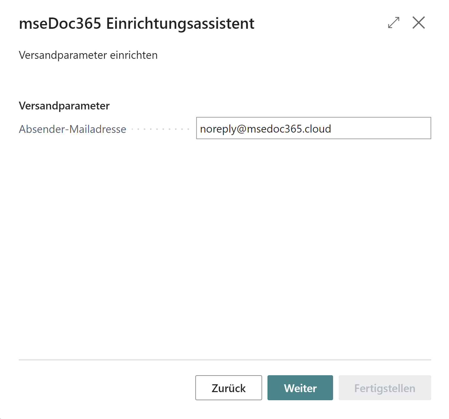 mseDoc365 Unterstützte Einrichtung