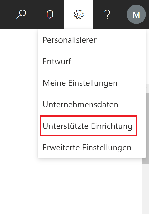 mseDoc365 Unterstützte Einrichtung